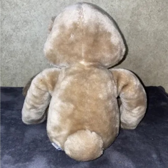 Easter Rabbit Plush Latching Hand Wallace Berrie Brown Vintage 1982 26”Long - Picture 5 of 8